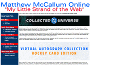 Desktop Screenshot of matthewmccallumonline.com